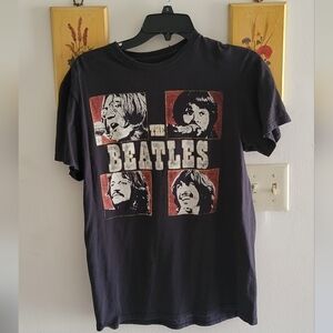 Black Beatles Graphic T-Shirt